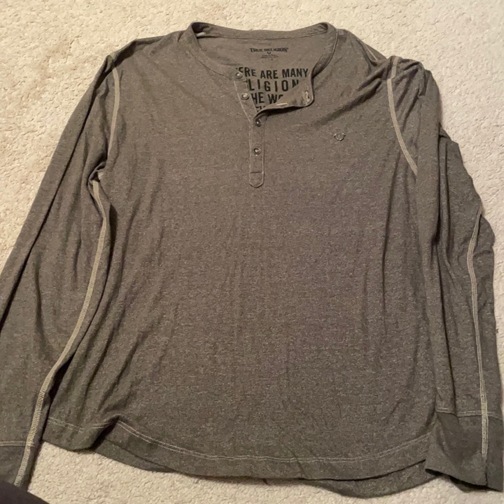 Men’s Gray Long sleeve True Religion